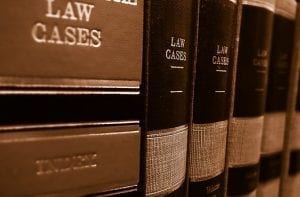 Image of legel books on a shelf