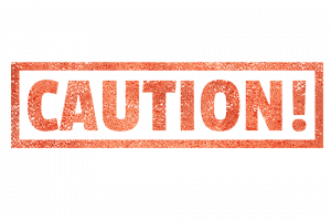 Image of a caution sign