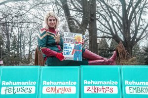 Pro-life activist at March for Life