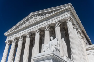US Supreme Court building; image by Mark Thomas, via Pixabay.com.