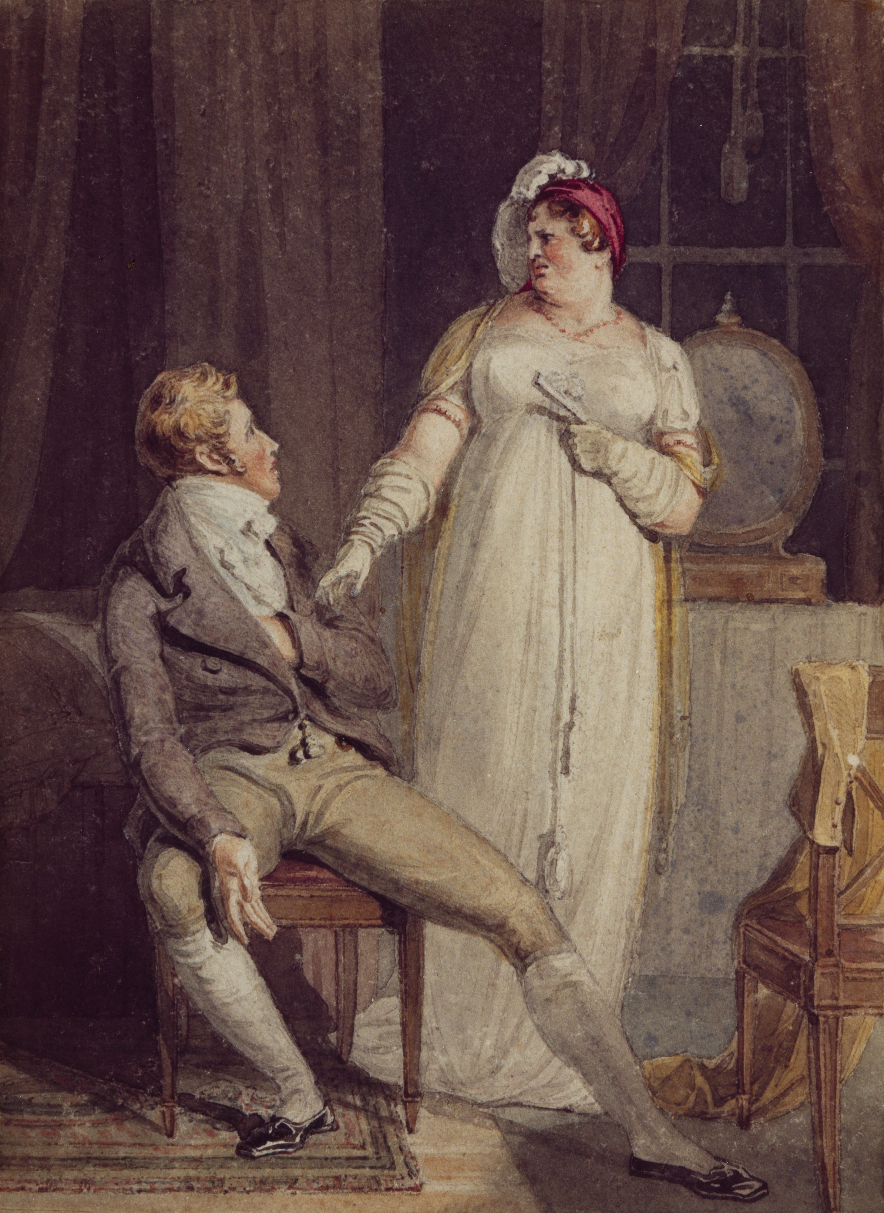 Tom Jones and Mrs Weston, by Thomas Uwins; courtesy of Birmingham Museums Trust, via Unsplash.com.