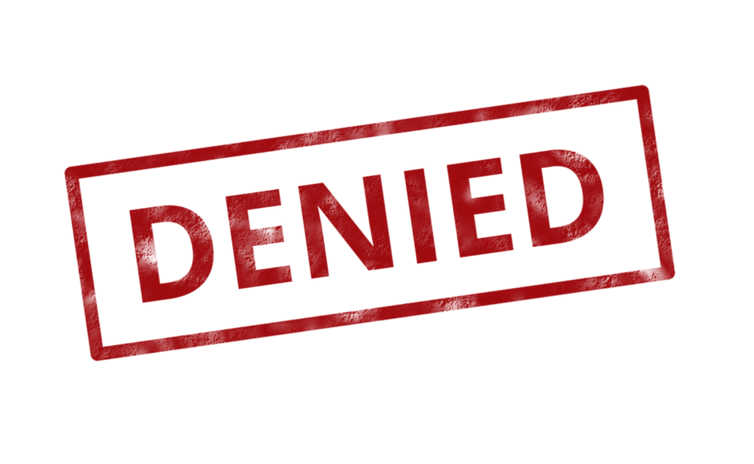 Red denied stamp; image by tswedensky, via Pixabay.com.